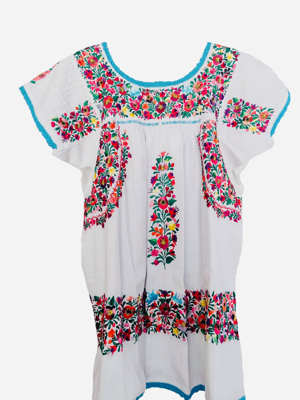 San Antonino Castillo Velasco White Dress – Flor Inmortal