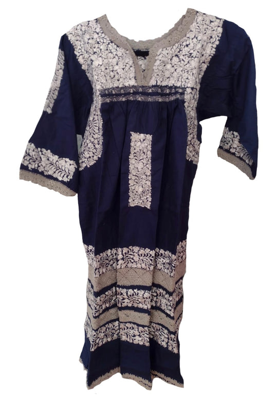 San Antonino Castillo Velasco Blue Dress